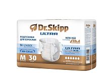 Подгузники для взрослых Dr. Skipp Ultra M, (размер 2, 70-130 см.) 30 шт.