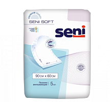 Пеленки гигиенические впитывающие Seni Soft 90x60 см. (5 шт.)