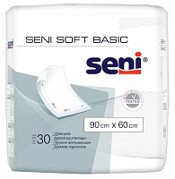 Пеленки гигиенические впитывающие Seni Soft Basic 90х60 см., 30 шт.