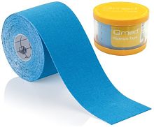 Кинезио тейп Qmed Kinesio Tape 5 см.х5 м., синий