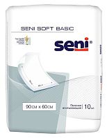 Пеленки гигиенические впитывающие Seni Soft Basic 90x60 см., 10 шт.