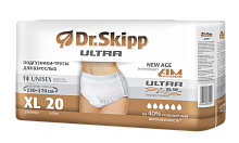 Подгузники-трусы для взрослых Dr. Skipp Ultra XL (Размер 4, 130-170 см.) 20 шт.