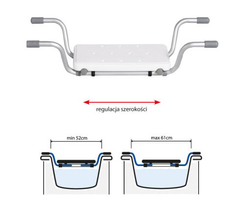 Сиденье для ванной АR-207, Armedical фото 2