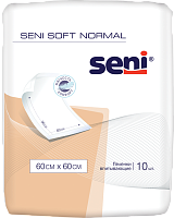Пеленки гигиенические впитывающие Seni Soft Normal 60х60 см., 30 шт.